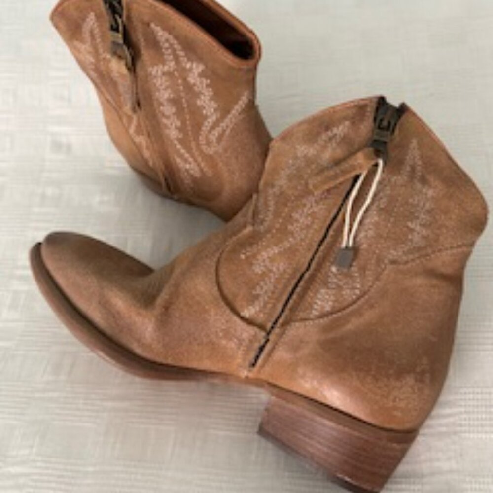Cowboy Ankle Booties